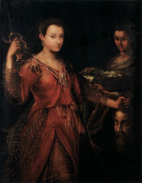 Judith with the Head of Holofernes, 1600 - Лавиния Фонтана