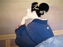 Women Waiting for the Moon to Rise - Uemura Shōen