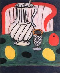 Tin Pitcher, Lemon and Armchair - Henri Matisse