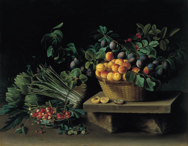 Still Life with Fruit, 1637 - Луїза Муайон