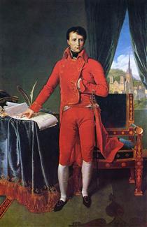 Portrait of Napoléon Bonaparte, The First Council - Jean Auguste Dominique Ingres