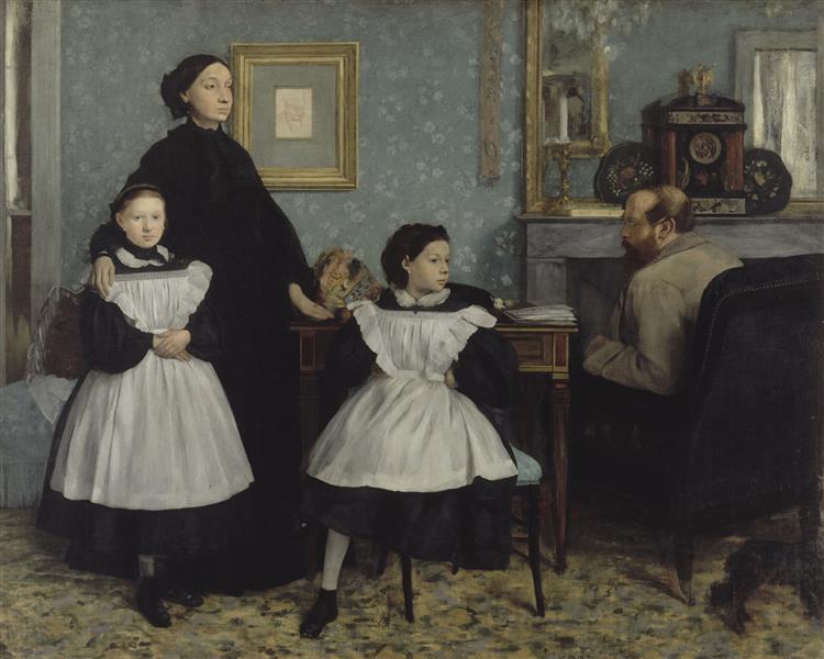 Die Bellelli Familie, 1860 - 1862 - Edgar Degas