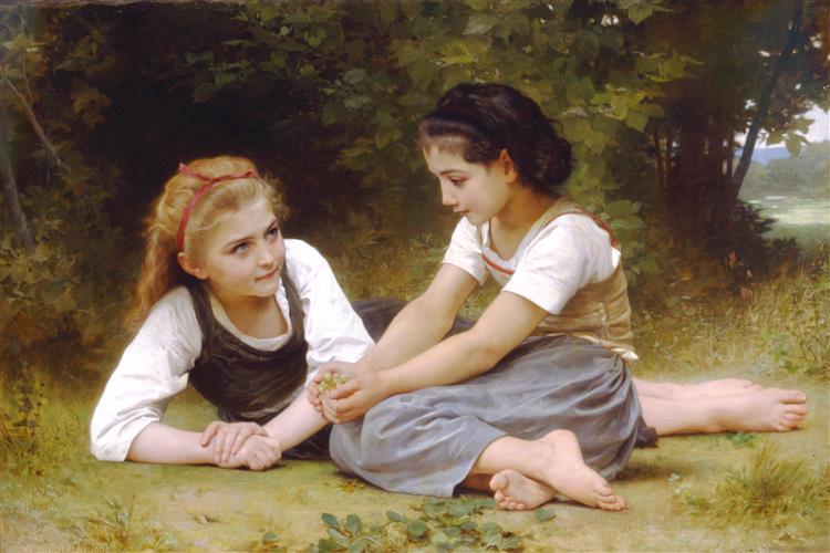 As Apanhadoras de Nozes, 1882 - William-Adolphe Bouguereau