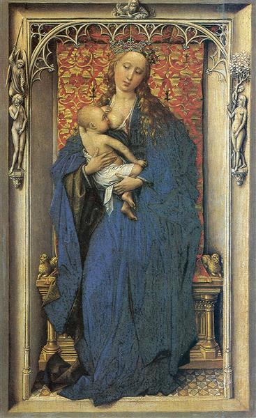 Madonna and Child, c.1440 - Rogier van der Weyden - WikiArt.org