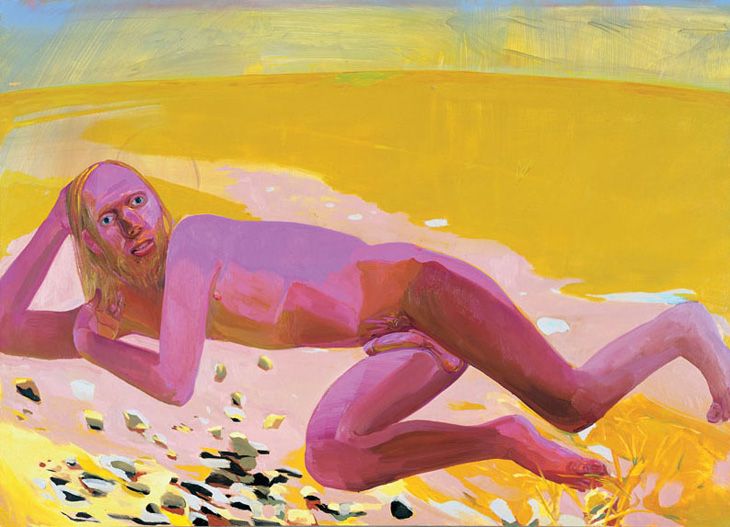 Reclining Nude, 2002 - Dana Schutz