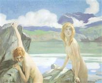 Two Bathers - Paul Chabas