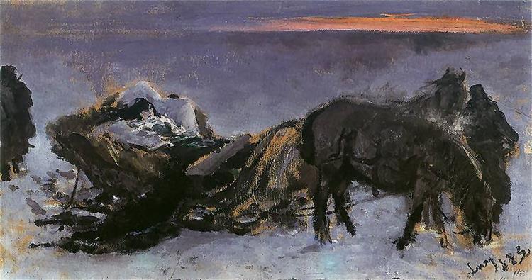Gertruda Komorowska, 1883 - Leon Wyczółkowski