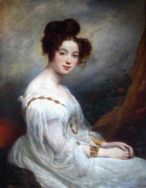 Charlotte Rothsch, Baroness Anselm De Rothschild, 1828 - Арі Шеффер
