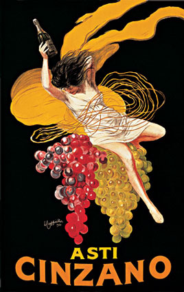 Asti Cinzano is a Painting by Leonetto Cappiello. It is One of His Older Works, Painted in 1910. the Painting is An Advertisement for An Italian Brand of Vermouth, a Fortified Wine., 1910 - Leonetto Cappiello