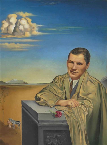 Portrait of Monsieur John Perona(1949), 1949 - Сальвадор Дали