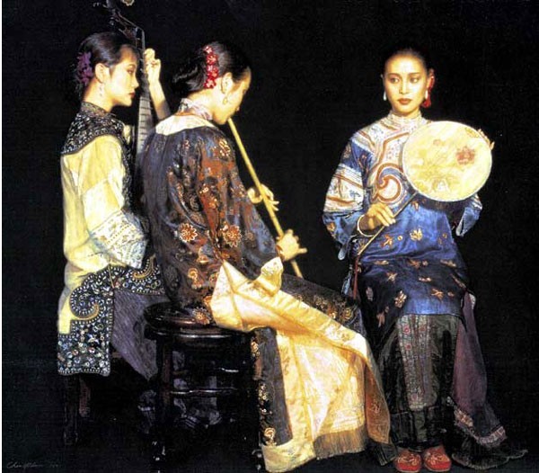 Xunyang Legacy Rhyme, 1991 - Chen Yifei