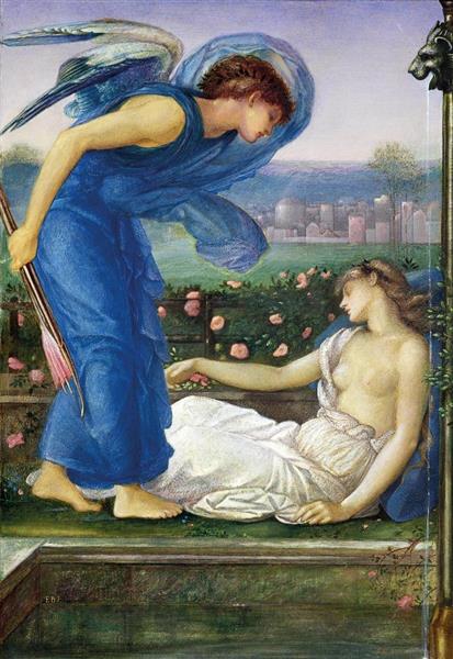 Cupid and Psyche, c.1870 - Едвард Берн-Джонс