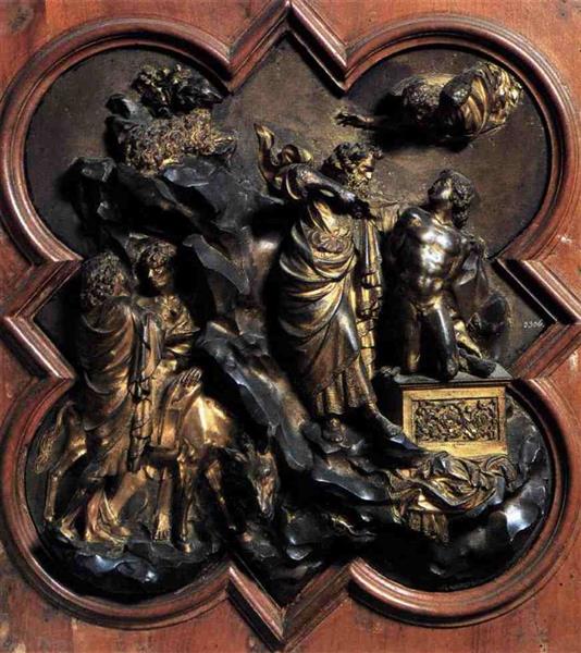 The sacrifice of Isaac, c.1401 - c.1402 - Филиппо Брунеллески