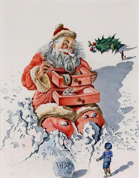 Santa with Drawers, 1948 - Сальвадор Дали