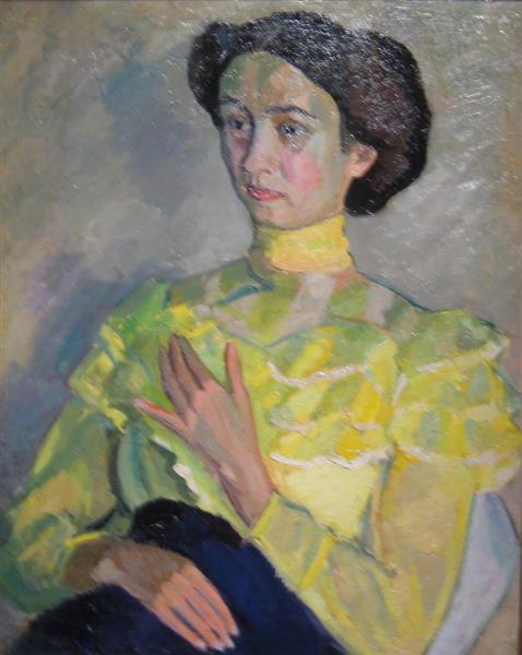 The Lady in the Yellow Blouse, 1910 - Robert Rafailowitsch Falk