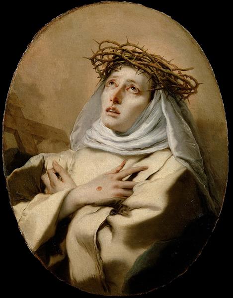 St. Catherine of Siena, 1746 - Джованні Баттіста Тьєполо
