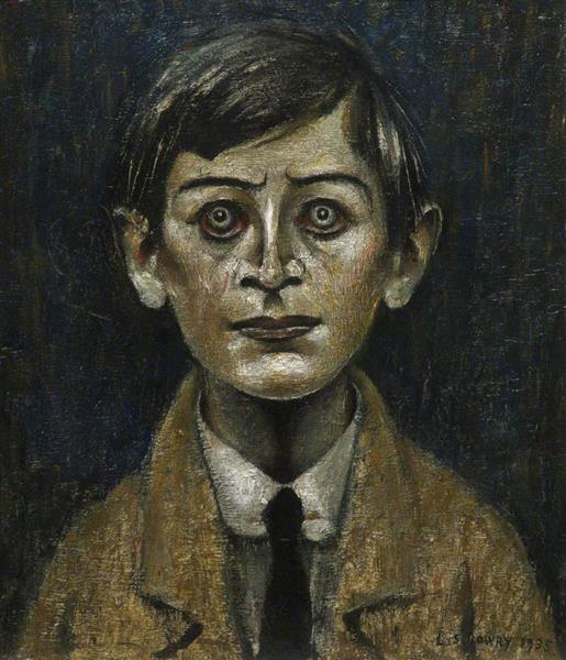 Boy in a Yellow Jacket, 1935 - L. S. Lowry