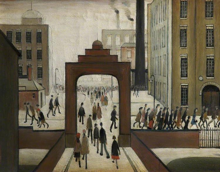 Early Morning, 1954 - Laurence Stephen Lowry