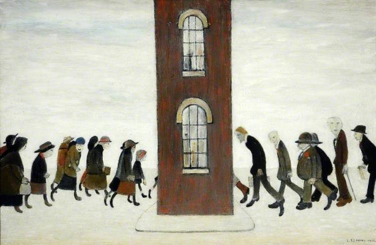 Meeting Point, 1965 - L.S. Lowry