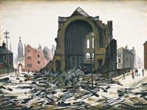 St Augustine's Church, Manchester - L.S. Lowry