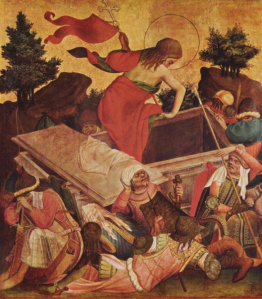 Resurrection of Jesus, c.1424 - Meister Francke
