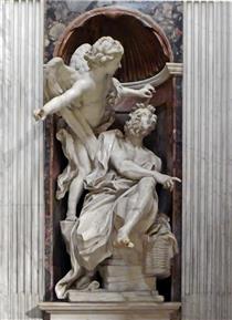 Habakkuk and the Angel - Gian Lorenzo Bernini