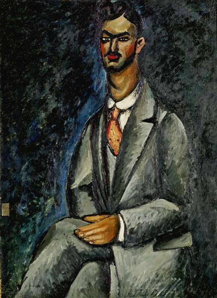 Portrait of a poet, 1910 - Iliá Mashkov