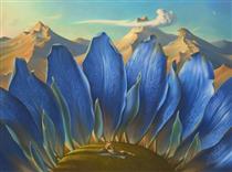 Across the Mountains and into the Trees - Vladimir Kush