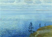 Озеро Удомля. 1911 - Witold Kaetanowitsch Bjalynizki-Birulja