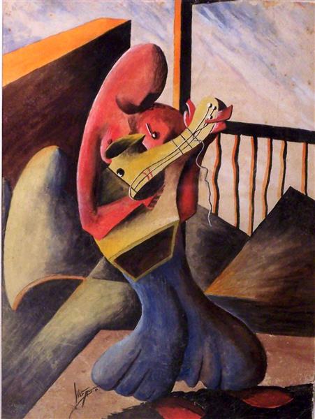 El Músico, 1943 - Oswaldo Vigas