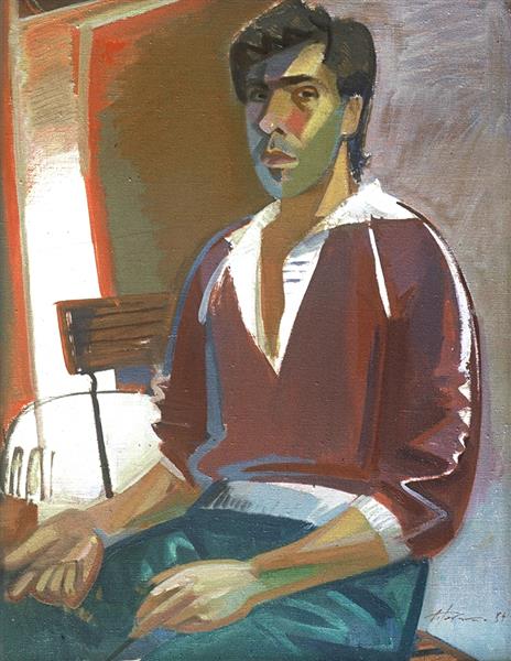Self Portrait, 1984 - Vasiliy Ryabchenko