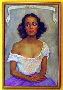 Portrait of Dolores Del Rio - Diego Rivera