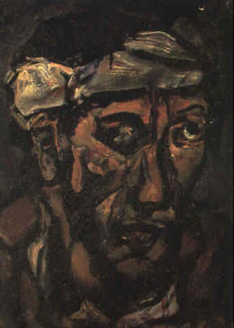 Tete douvrier (le blesse), 1911 - Жорж Руо