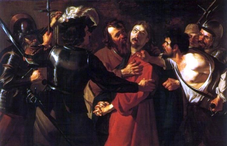 Gefangennahme Christi, 1619 - Дірк ван Бабюрен