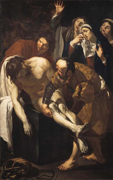 Descent from the Cross Or Lamentation., 1621 - Дирк ван Бабюрен