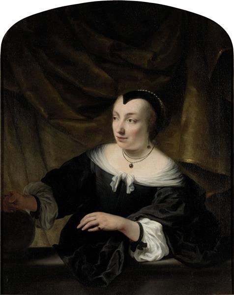 Portret Van Elisabeth Dell, 1653 - Ferdinand Bol