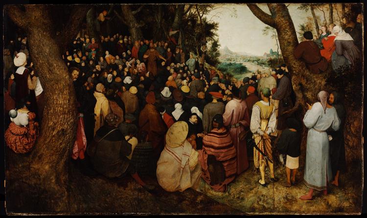 The Sermon of St. John the Baptist, 1566 - Pieter Bruegel o Velho