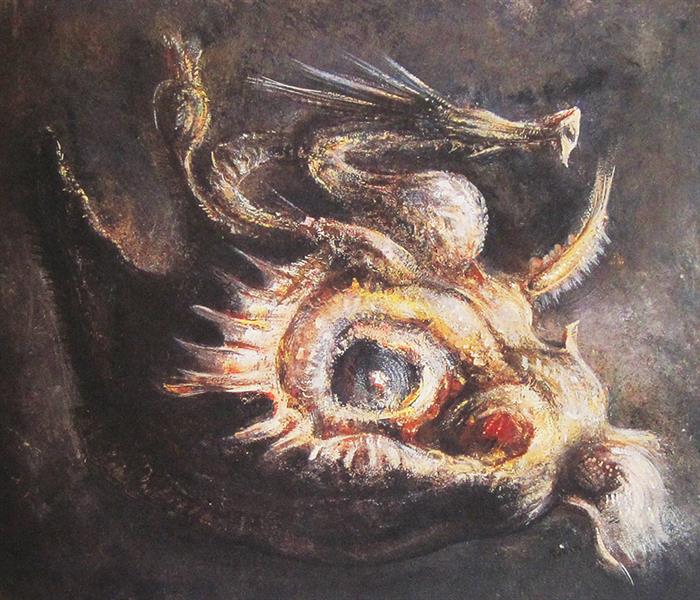 El pez buey, 1906 - Альфред Кубін