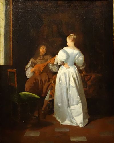 La Sérénade, 1669 - Jacob Lucasz Ochtervelt