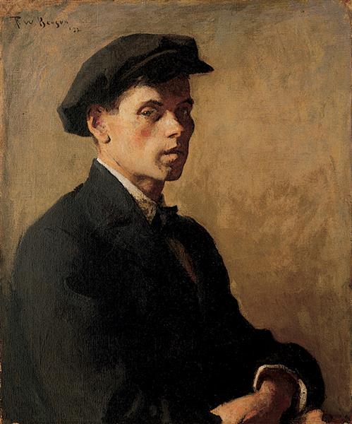 Portrait of a Man (study in Shadows), 1922 - Фрэнк Бенсон
