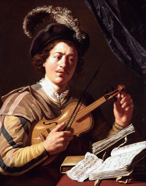 The Violin Player, c.1625 - Ян Лівенс