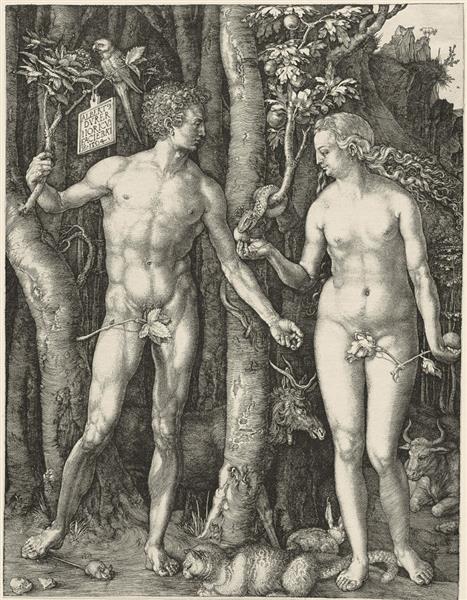 Adam and Eve, 1504 - Альбрехт Дюрер