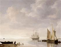 Coastal Scene - Симон де Влигер
