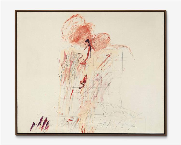Death Of Pompey Rome 1962 Cy Twombly Wikiart Org
