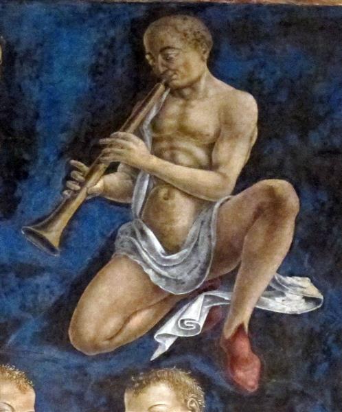 Allegory of May – Triumph of Appolo. Frescos in Palazzo Schifanoia (detail), 1470 - Francesco del Cossa