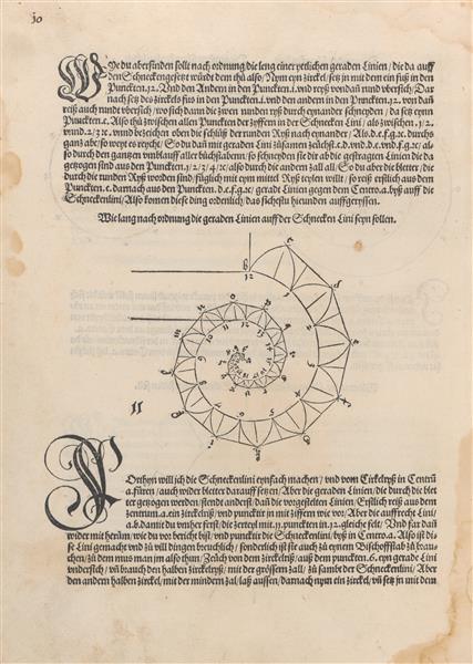 Treatise on Measurement, 1525 - Albrecht Durer
