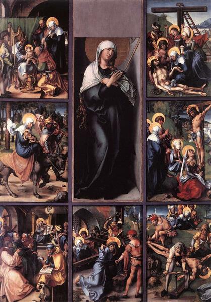 Die sieben Schmerzen Mariä, 1500 - Albrecht Dürer