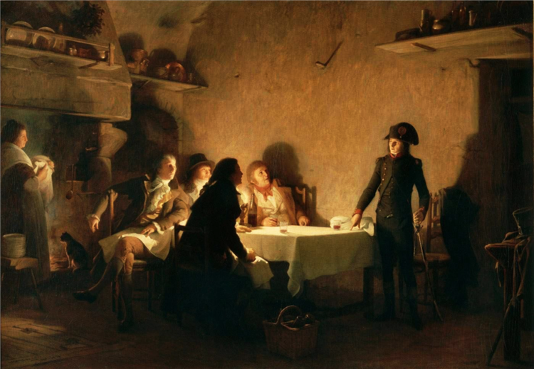 The Supper of Beaucaire, 28 July 1793 - Jean-Jules-Antoine Lecomte du Nouÿ