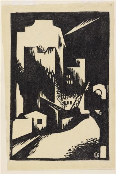 Nocturne, Wynyard Square, 1932 - Dorrit Black