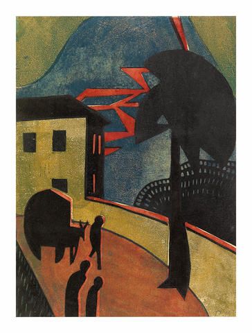 The Eruption, 1930 - Dorrit Black